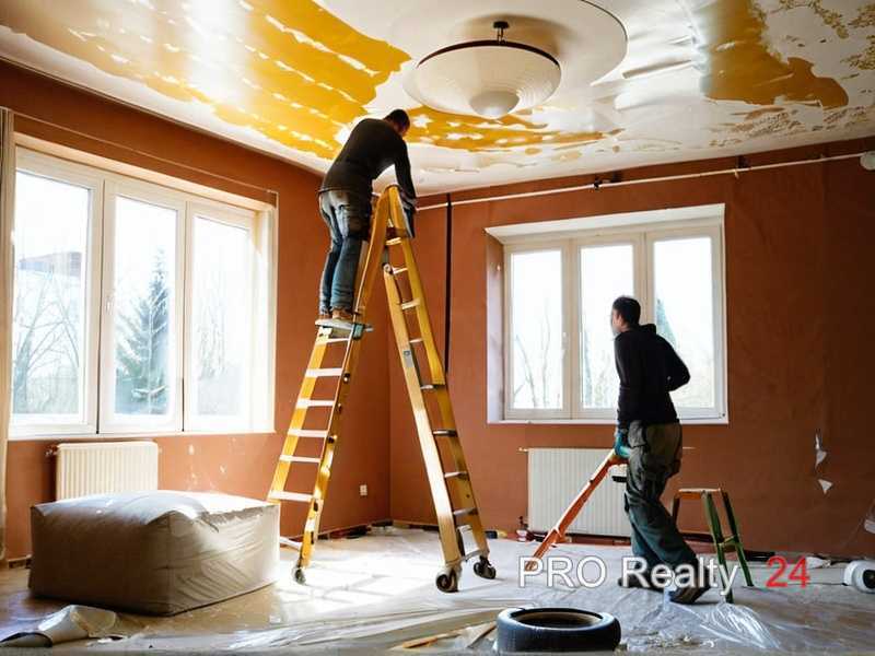 Отделка кухни камнем и деревом без синтетики